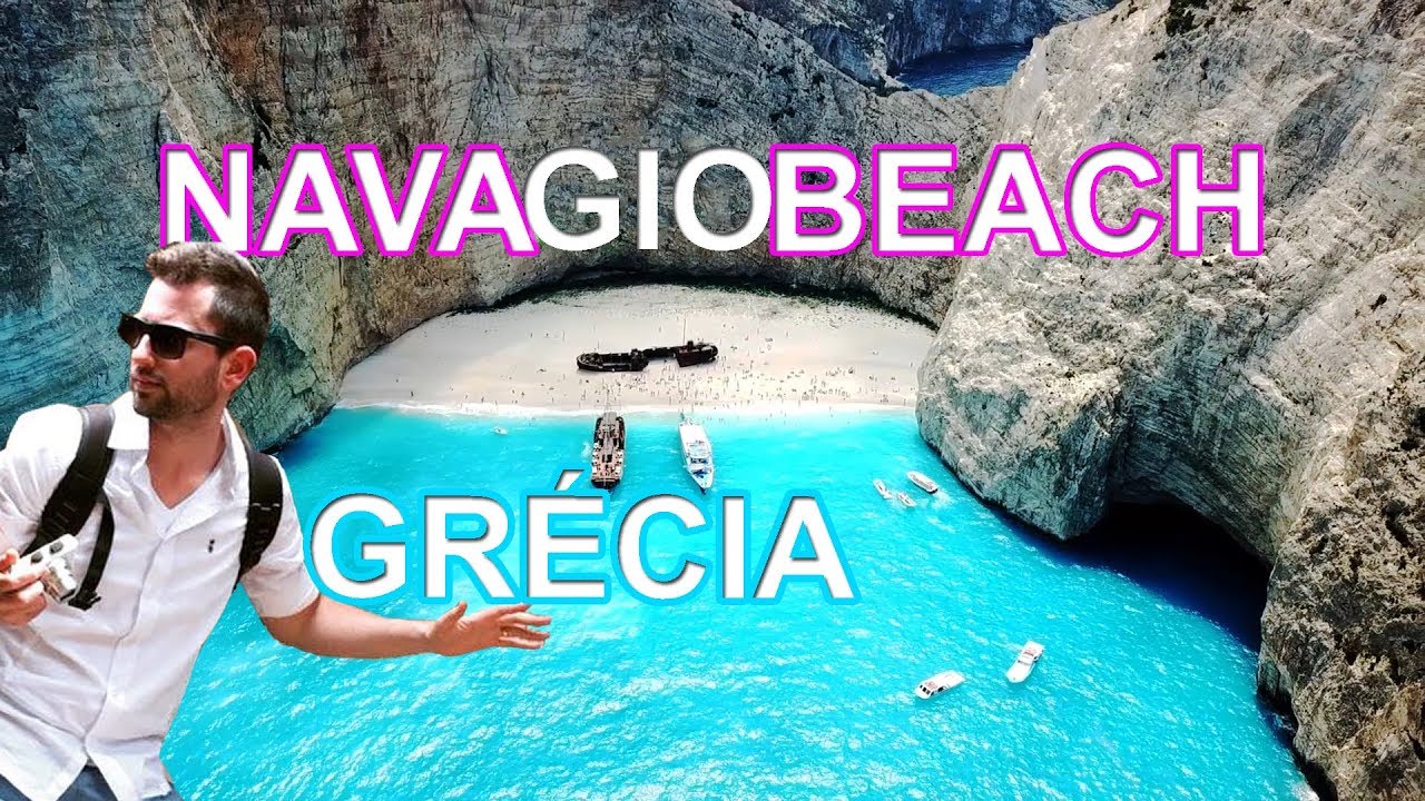 Navagio Beach na Grécia a praia mais linda do mundo!