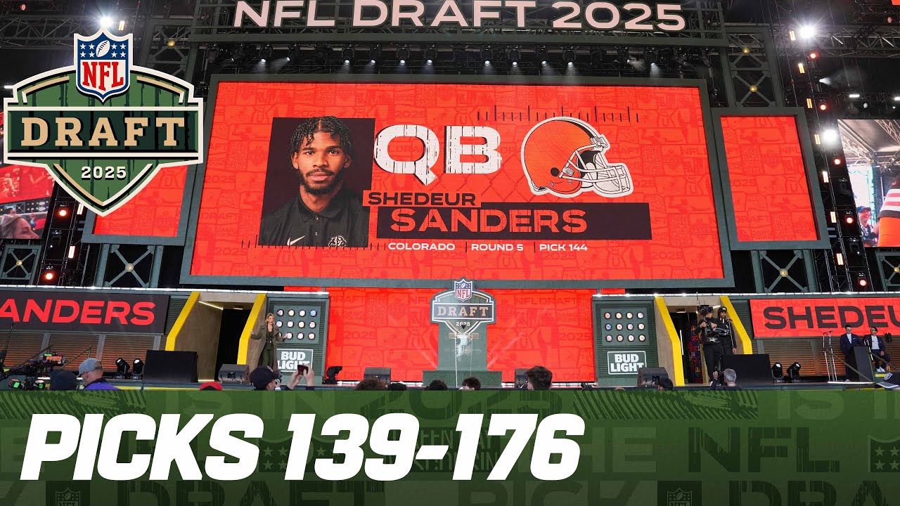 Round 5: Shedeur Sanders is Drafted by the Browns | 2025 NFL Draft