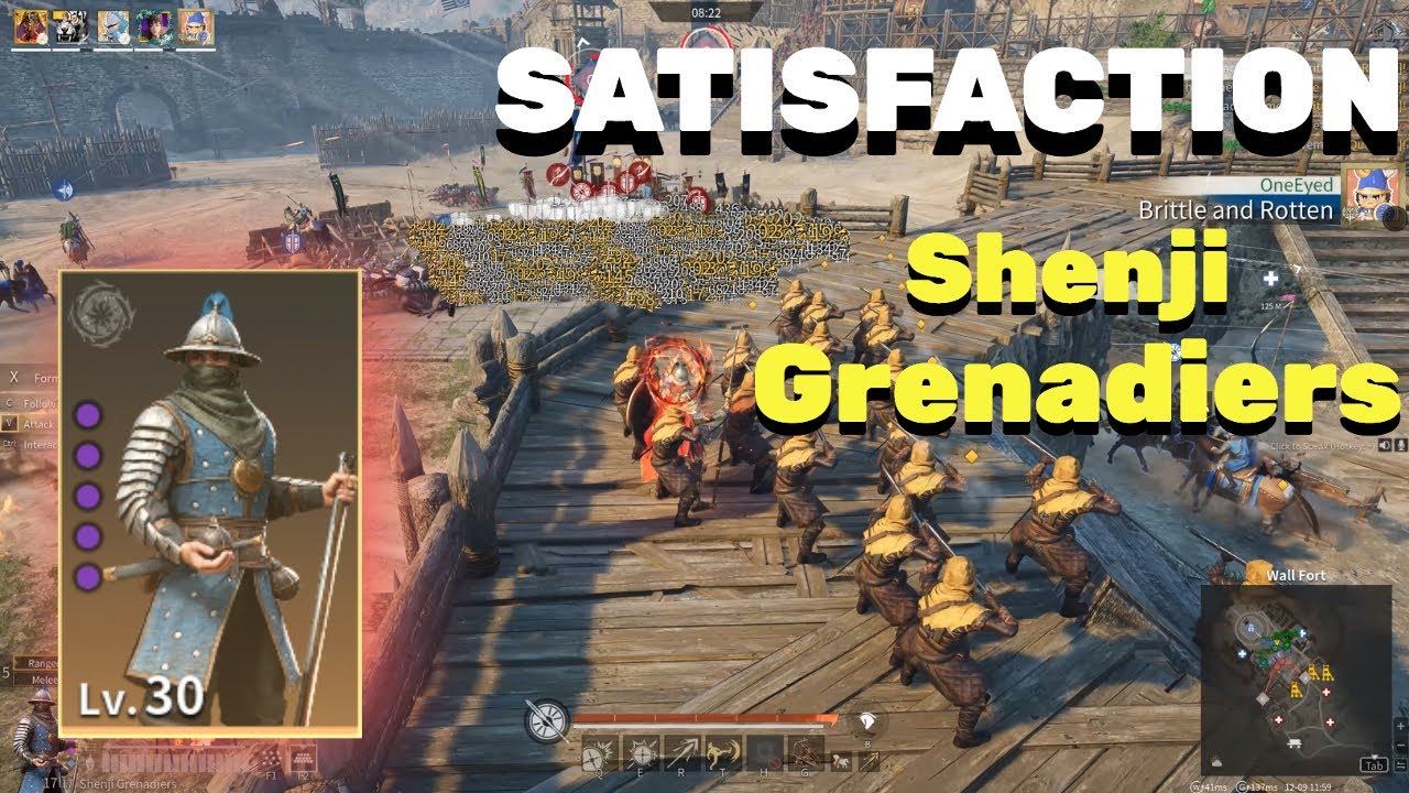 Shenji Grenadiers Grenade Wipes Are TOO Satisfying | Conqueror’s Blade Montage #conquerorsblade