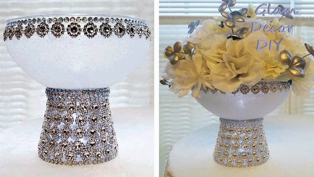 Dollar Tree DIY Bling Fall Wedding Centerpiece