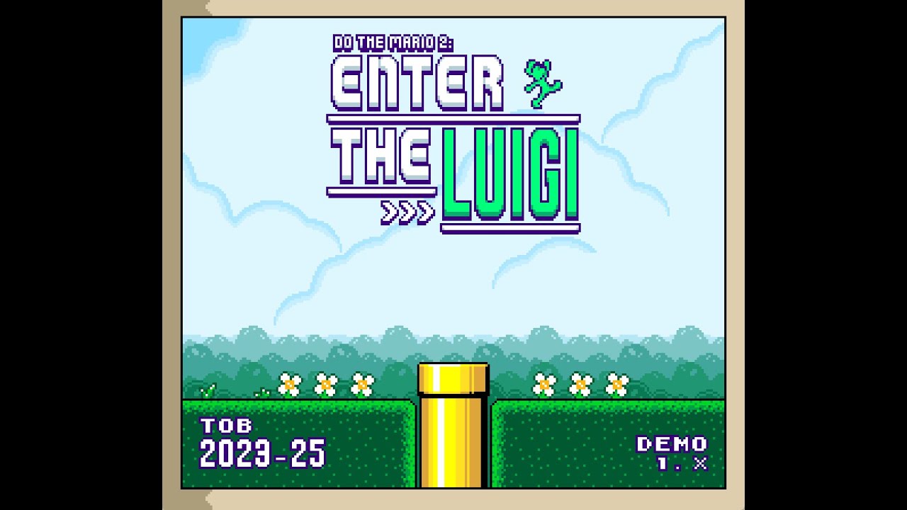 Enter The Luigi (SMW Hack) - Titlescreen + New Name