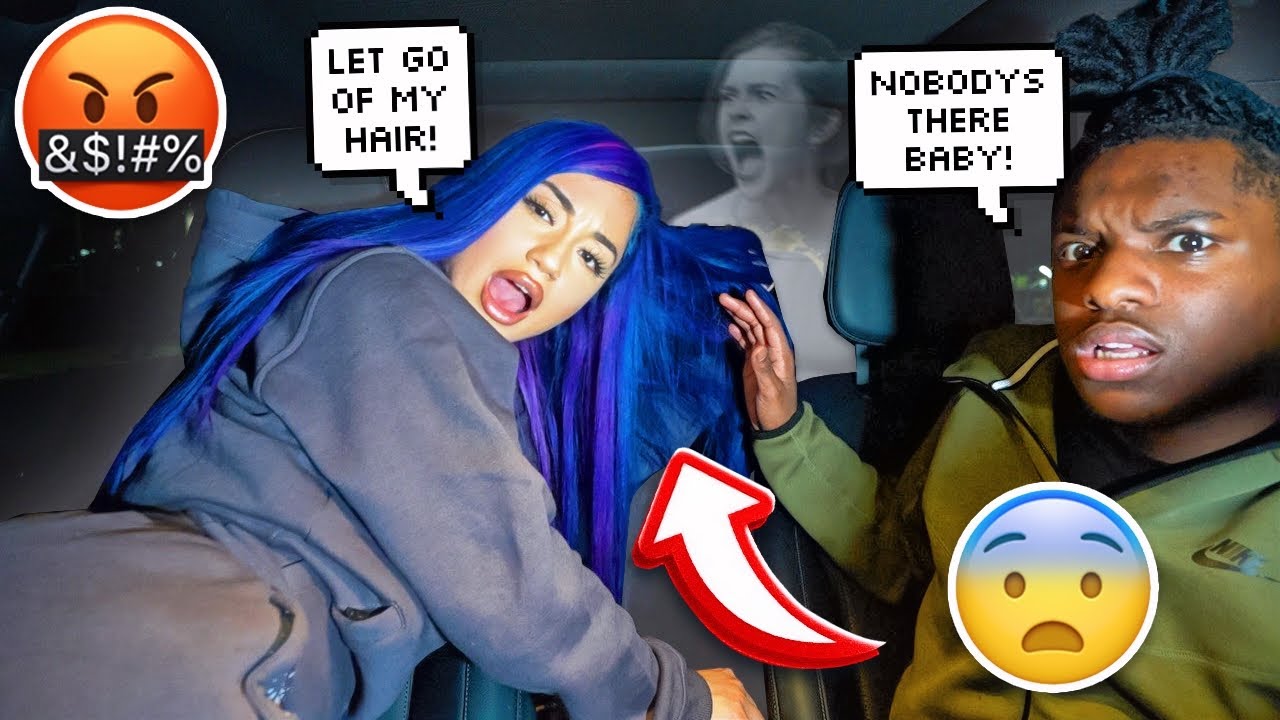 FIGHTING MY IMAGINARY FRIEND PRANK ON MY BOYFRIEND BUBA100x TO SEE HOW HE REACTS !