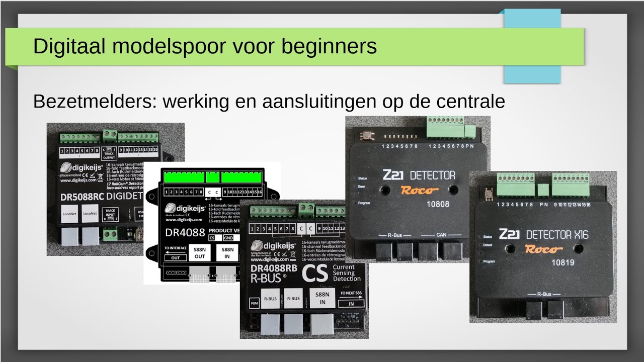 Digitaal modelspoor voor beginners deel 12 - Bezetmelders.
