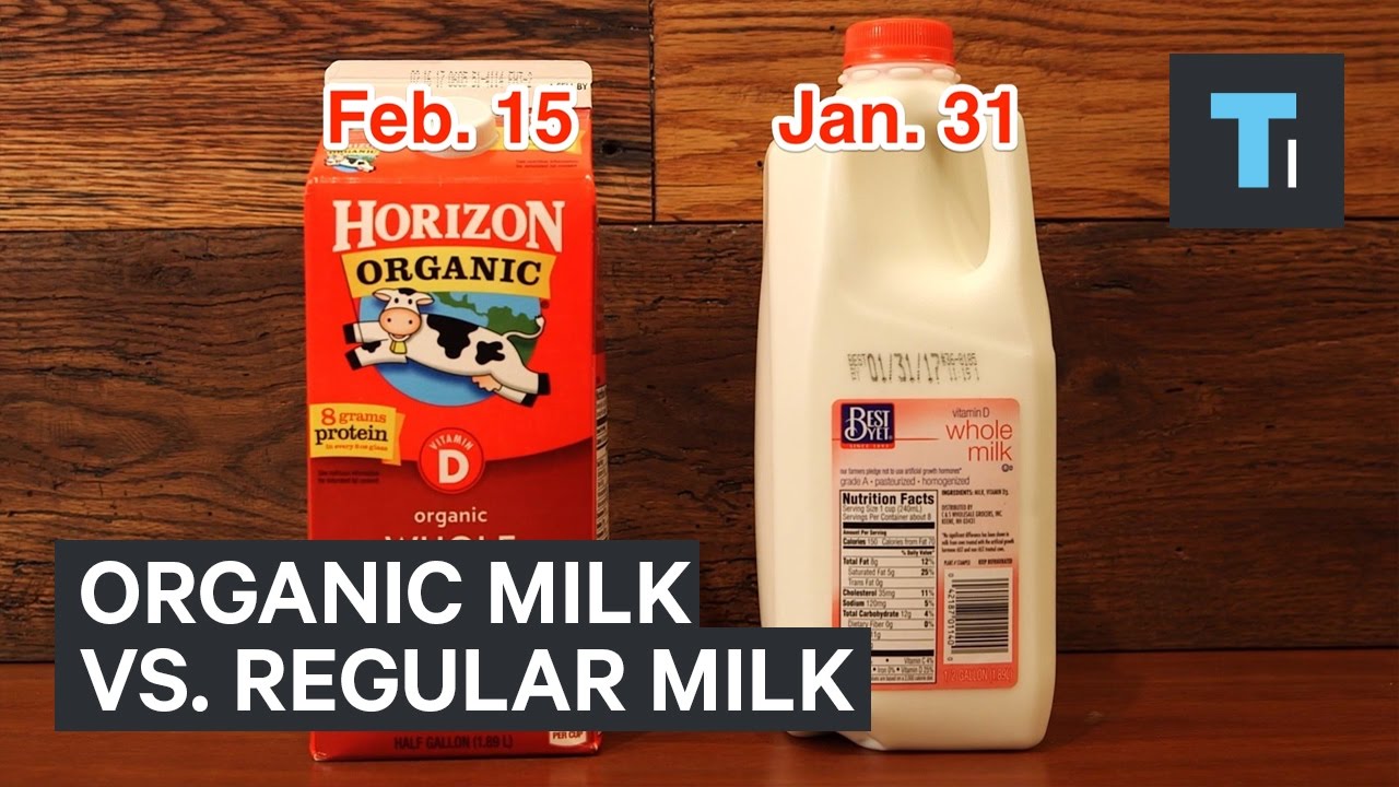 Why organic milk lasts longer than regular milk