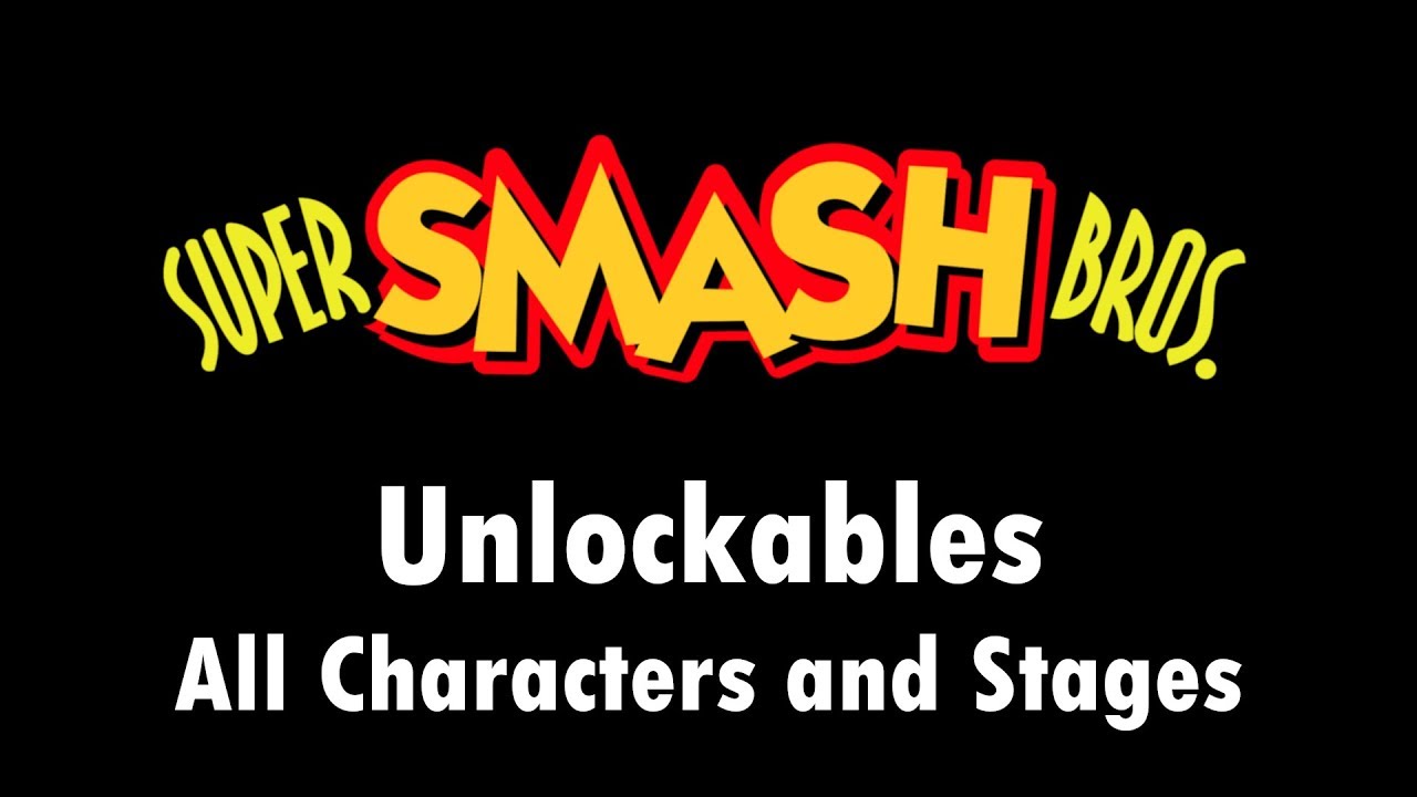 Super Smash Bros. 64 - Unlockables