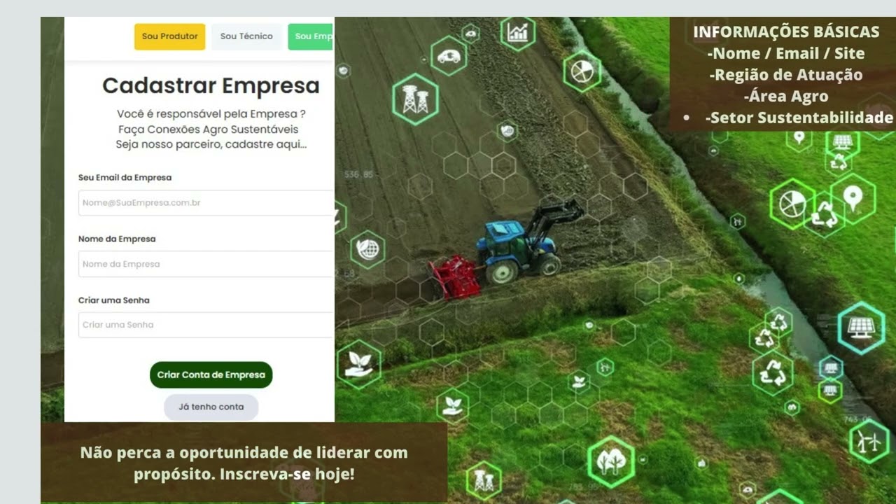 AgroESGP Marketplace: Transformando Fazendas para um Agro +Sustent&aacute;vel  +Produtivo
