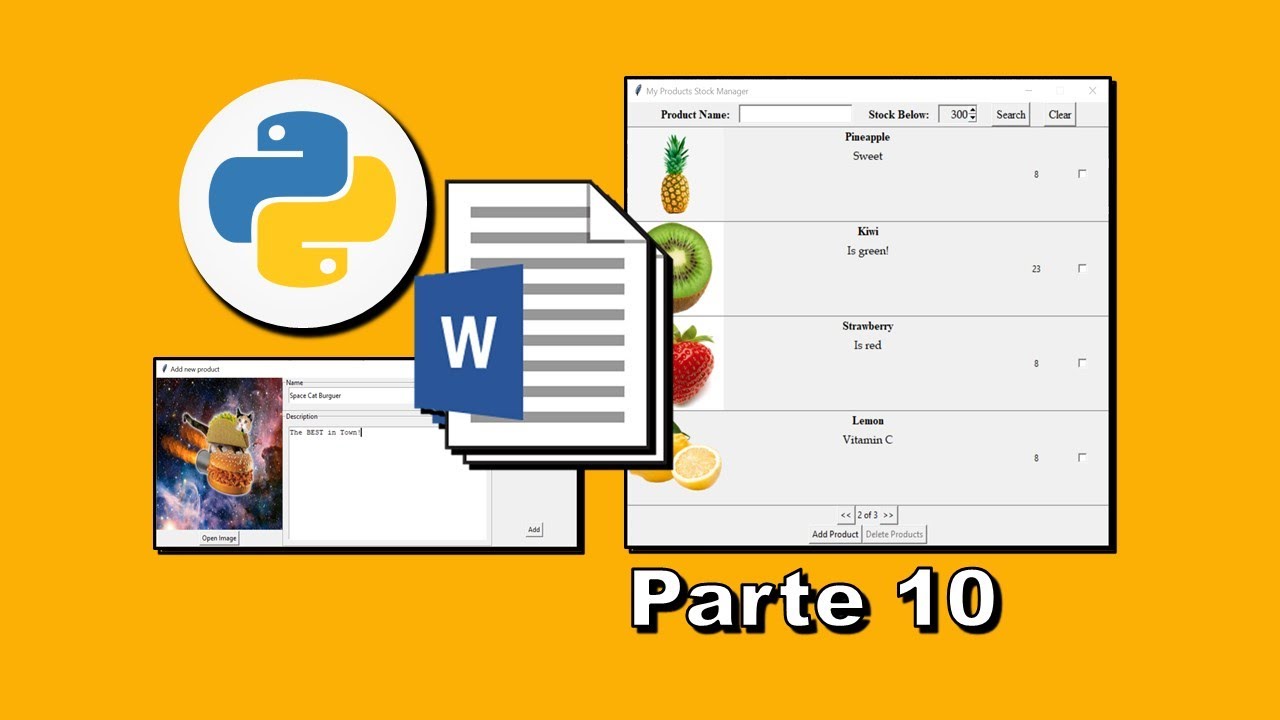 Python TkInter 🇵🇹 🇧🇷 Gestor de Stocks  Bonus 4 [Parte 10 of 11] #AT_TkInter_StockManager_PT