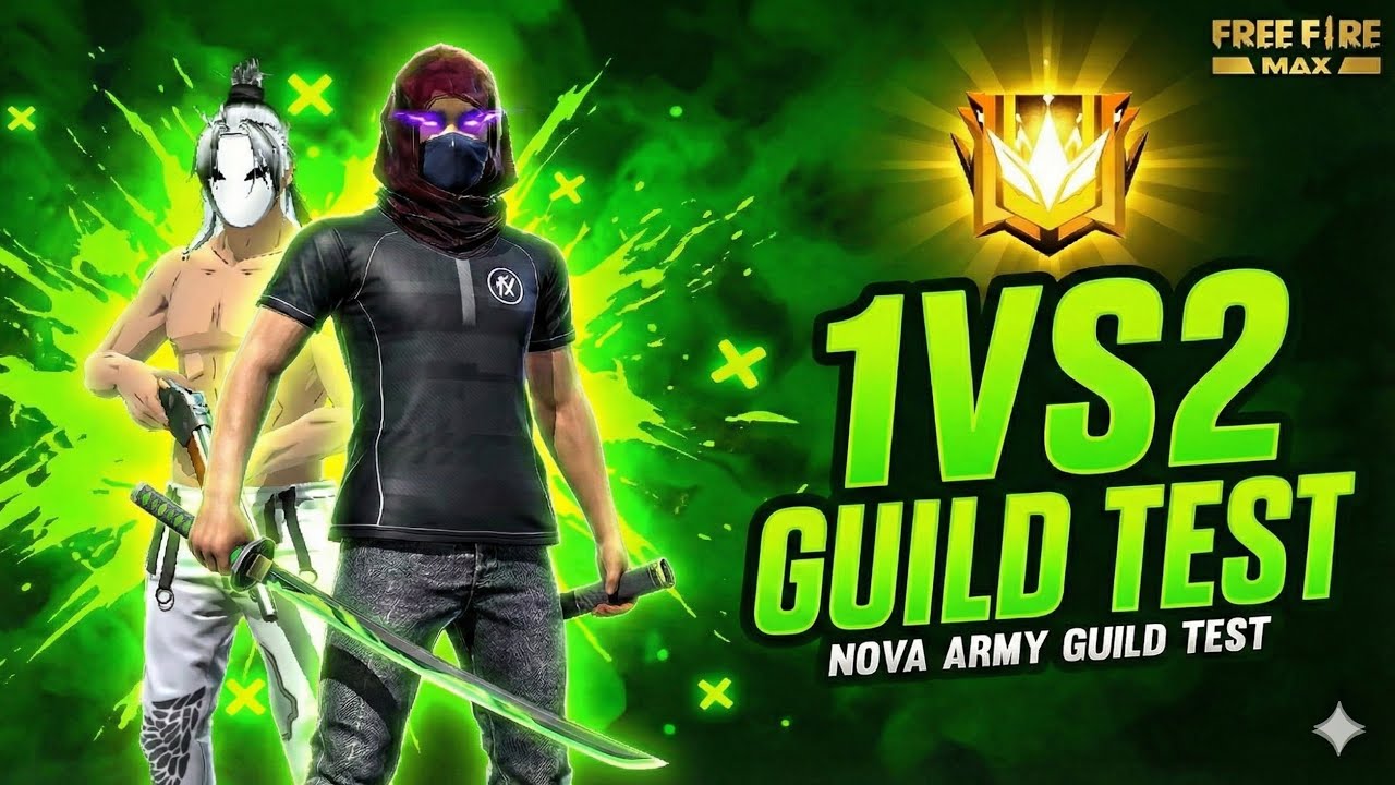 1vs4 Guild Test 😈 Who Will Survive? | Free Fire Live @novaInsan