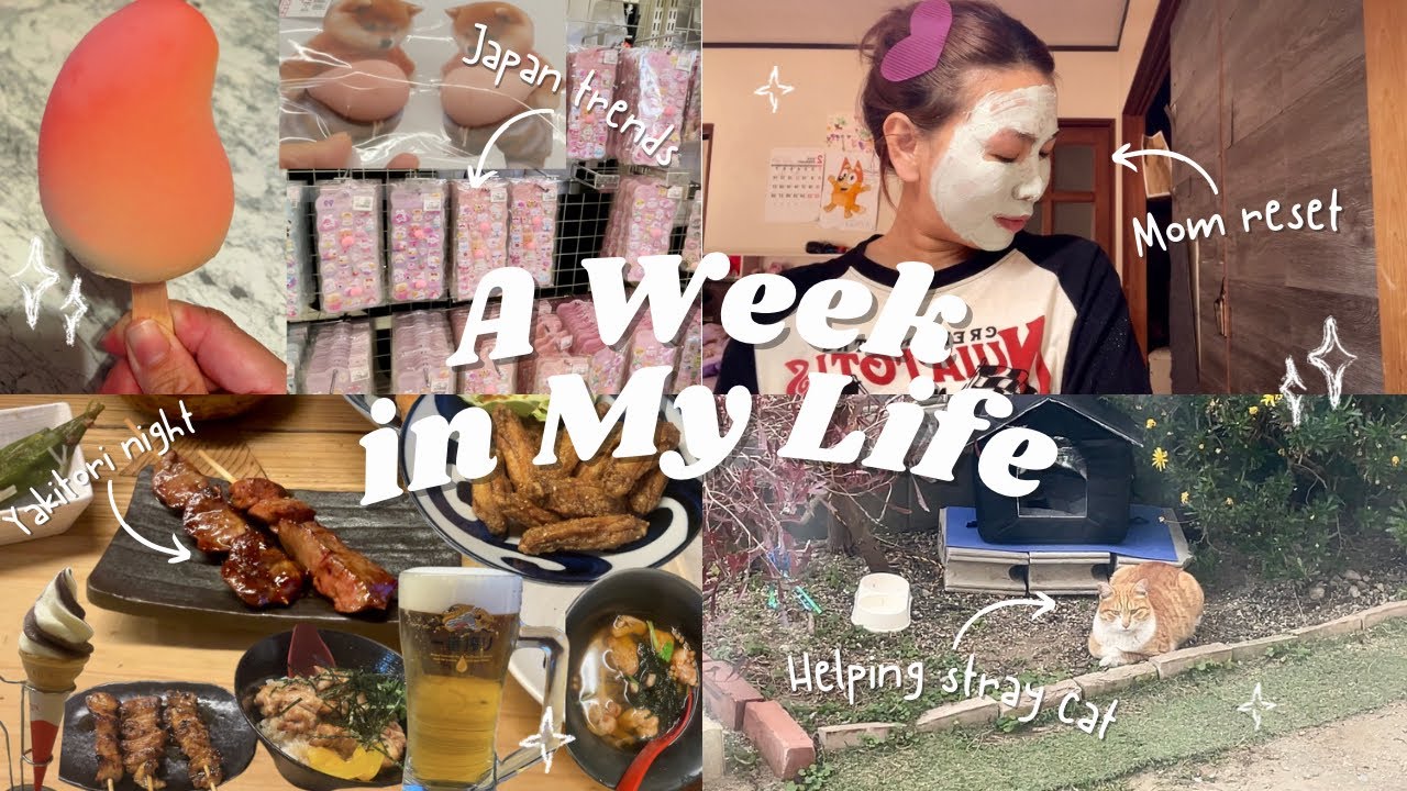 A Week in My Life in Japan 🇯🇵 | Mom Life, Helping a Stray Cat & Simple Days