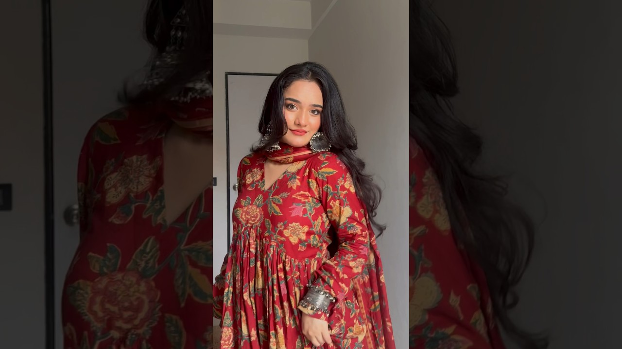 Jaipuri Anarkali Set #outfit #outfitideas #anarkali#ethnic #traditional #youtubeshorts #fashion