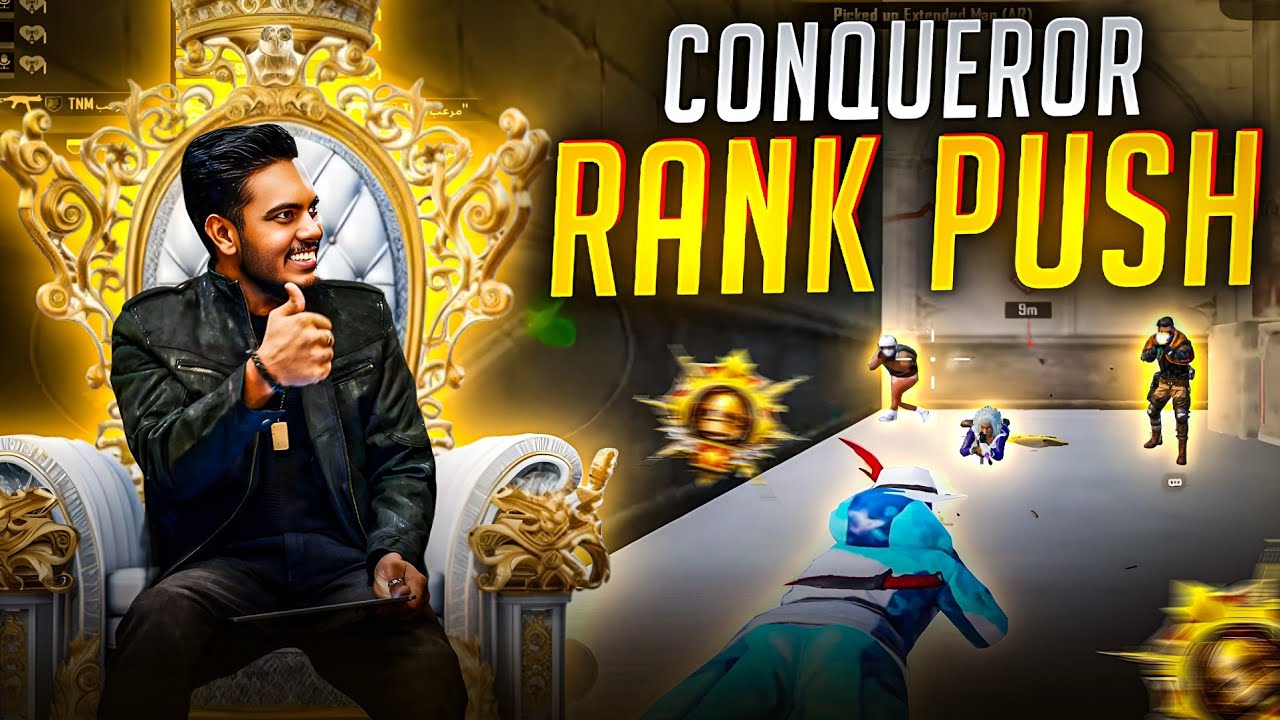 Rush Gameplay in Conqueror Lobby / PUBG Mobile