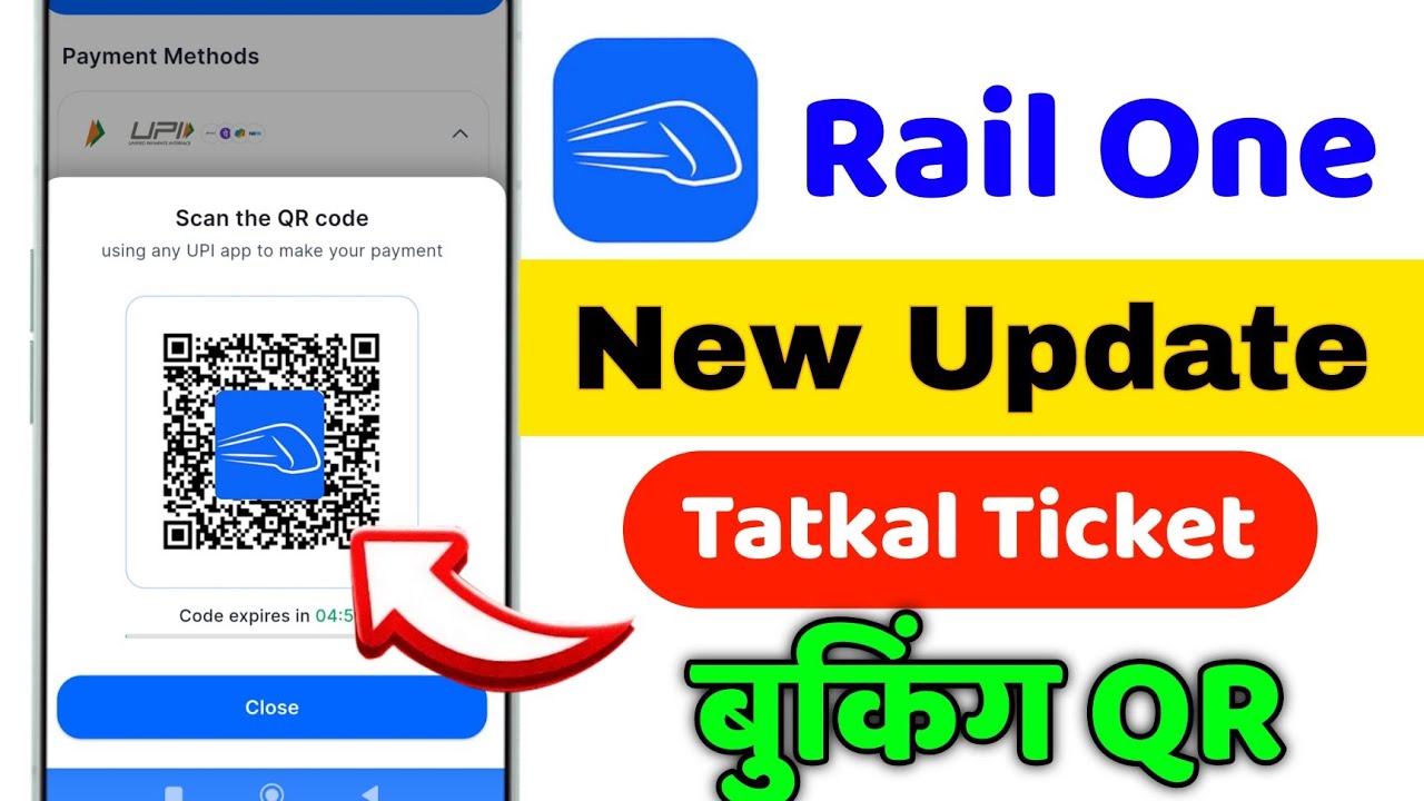 RailOne App New Update 2026 🚆 | New QR Code Payment Feature & More Changes | RailOne App Update