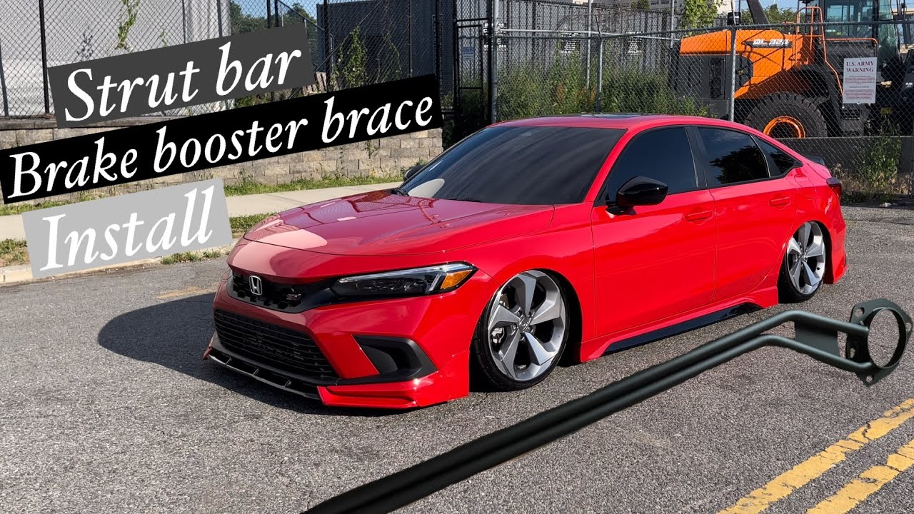 2022 Honda Civic Si 27Won Front Strut Bar & Brake Brace