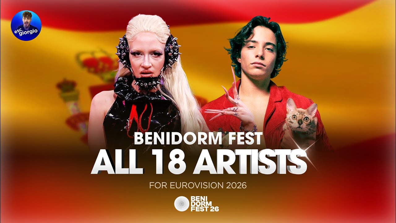 🇪🇸 Benidorm Fest 2026: All 18 Artists  / Los 18 Artistas