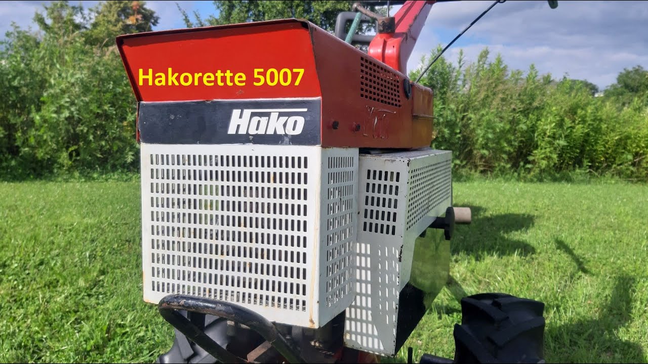Prezentacja ciągnika jednoosiowego - Hako Hakorette 5007 z 1970 roku