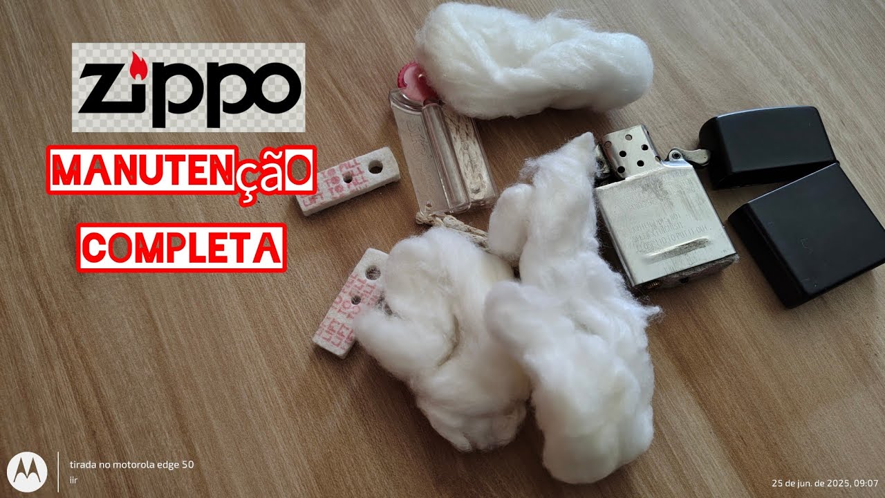 Isqueiro Zippo Manutenção Completa