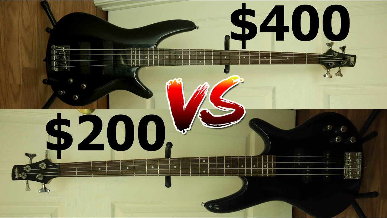 Ibanez GSR200 VS SR300.  $200 Ibanez Bass VS $400 Ibanez Bass Shootout Review