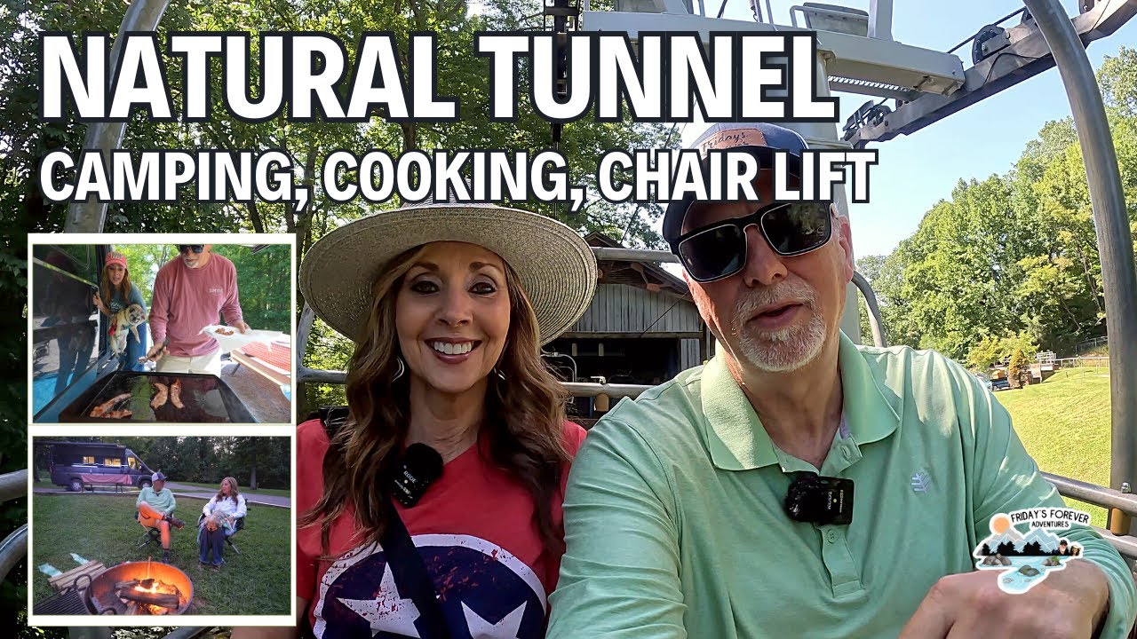 Natural Tunnel State Park SW VA | Camping | Tour the tunnel | Cooking on Blackstone!