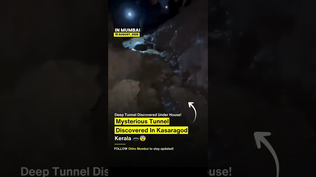 Shocking deep tunnel discovered under house in Kasaragod, Kerala! 🕳️😨 #shorts #youtubeshorts