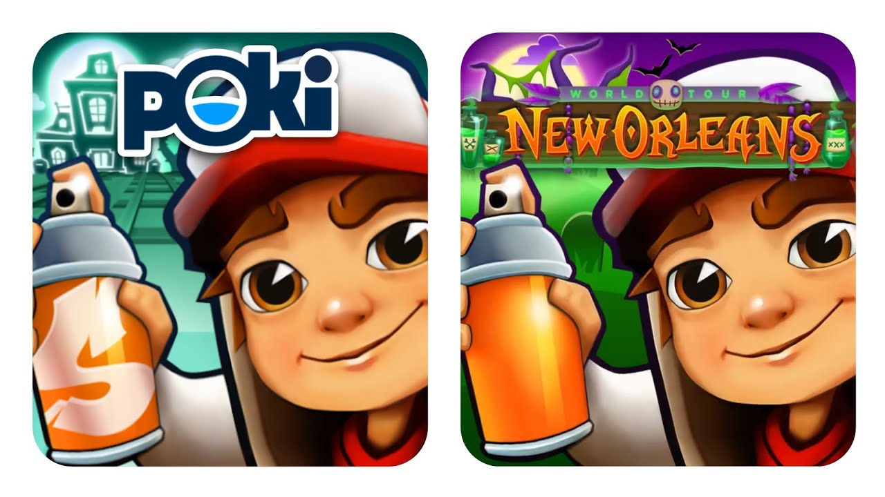 Subway Surfers : Haunted Hood 2023 (Poki) VS New Orleans 2018 (Online)