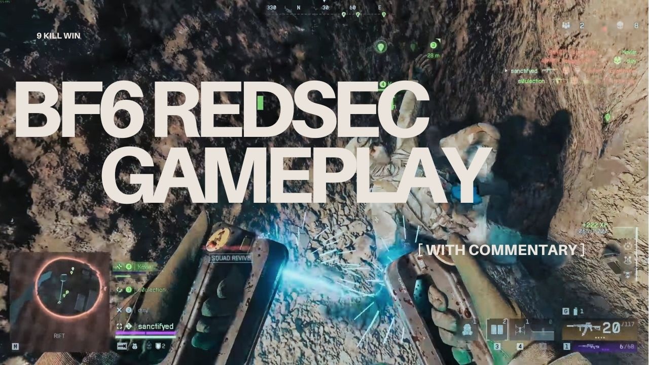 DEFIB CAME IN CLUTCH FOR THE WIN - BF6 REDSEC Full BR Gameplay - WITH Commentary