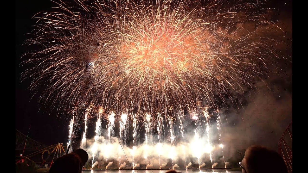 [4k] Montreal Fireworks 2018 - China - July 14