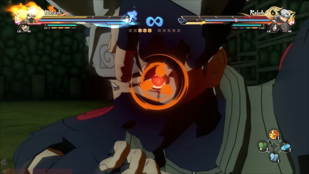 PTS Kakashi/Guy Vs PTS Kabuto/Orochimaru/kimimaro :Naruto Shippuden Ultimate Ninja Storm 4 Evolution