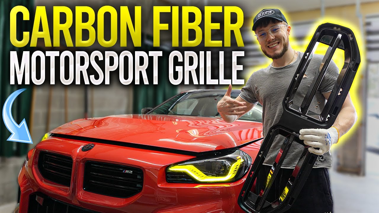 *FRONT END PERFECTION* | Installing AutoTecknic Carbon Fiber Motorsport Grille! (BMW G87 M2)