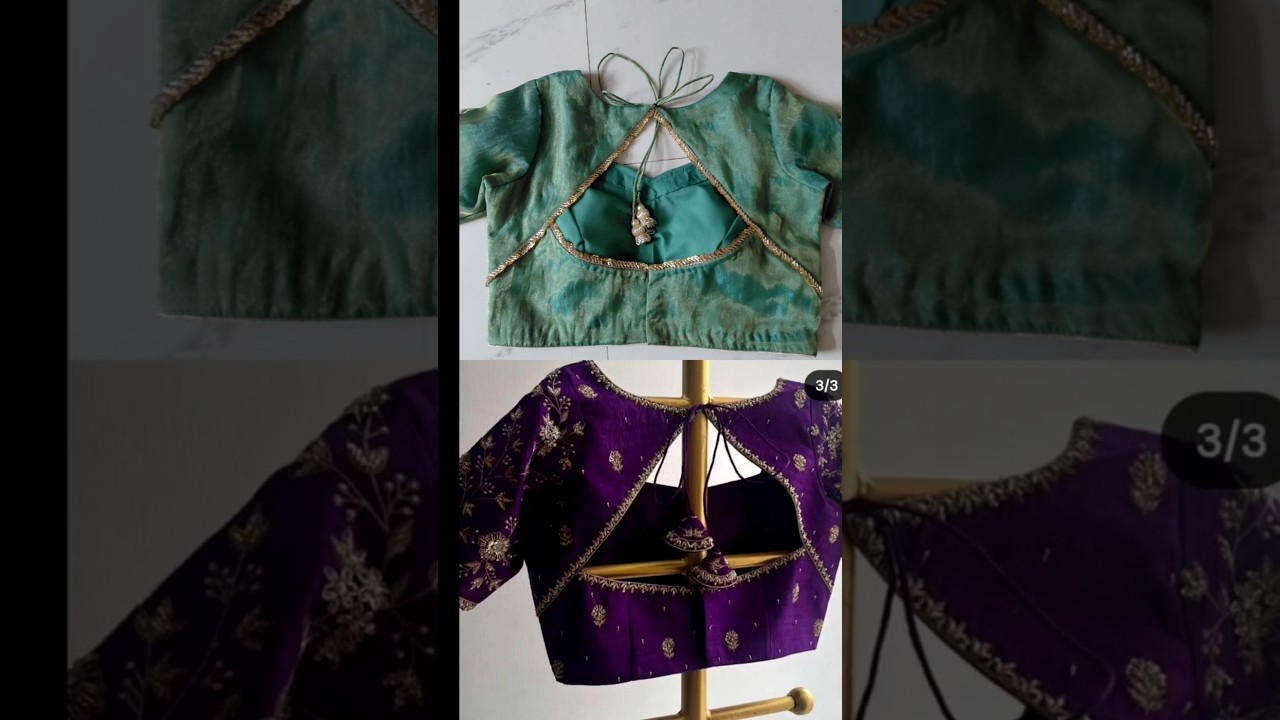 #boatneck#embroidery #letestblousedesign #mirrorwork #disinerblouse#blousedesign