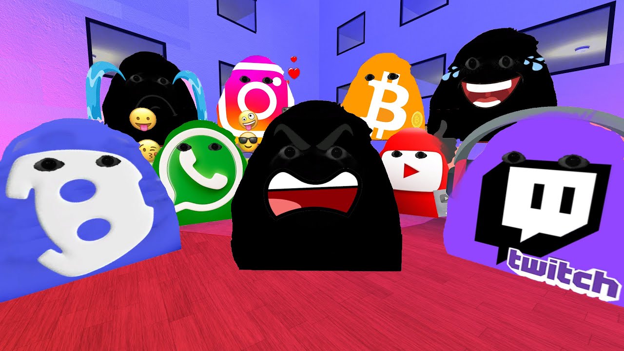Furious Angry Munci, Happy Munci, Rosalia Bizcochito, Ijbiñik Wolf And Munci Family Nextbot Gmod