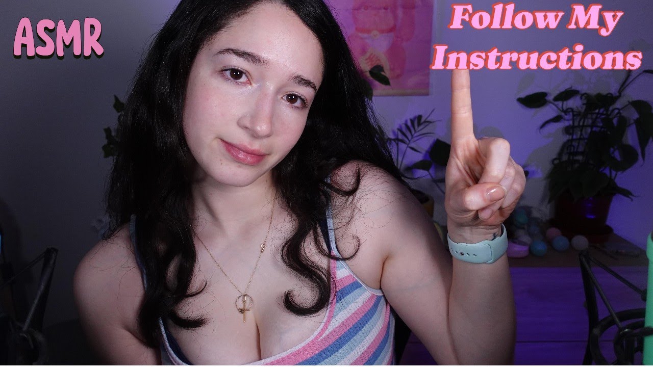 ASMR Focus & Follow My Instructions to Fall Asleep 
