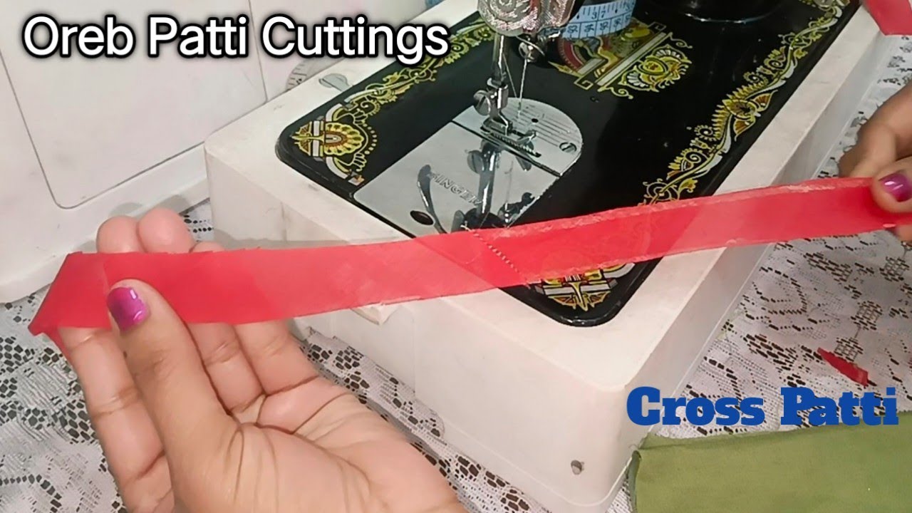Cross Patti Cuttings Tricks || How to Oreb Patti Cutting ✂️ Join Easy Method