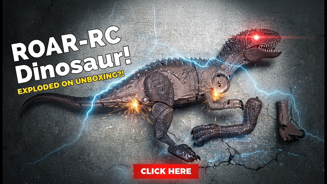 Build Your Own ROAR-some RC Dinosaur! 🦖