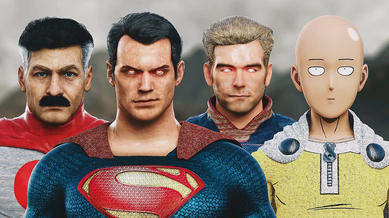 SUPERMAN vs. SAITAMA vs. HOMELANDER vs. OMNI-MAN | EPIC BATTLE!