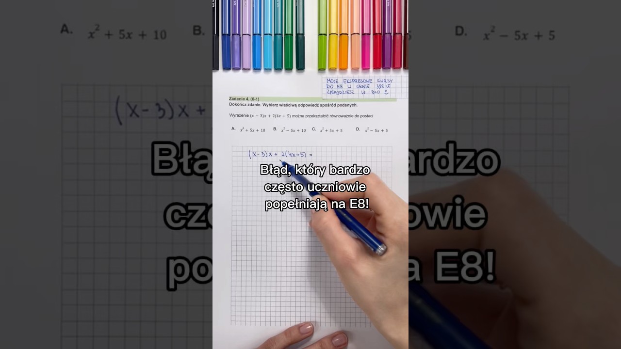 Wyrażenia algebraiczne na E8 ❤️