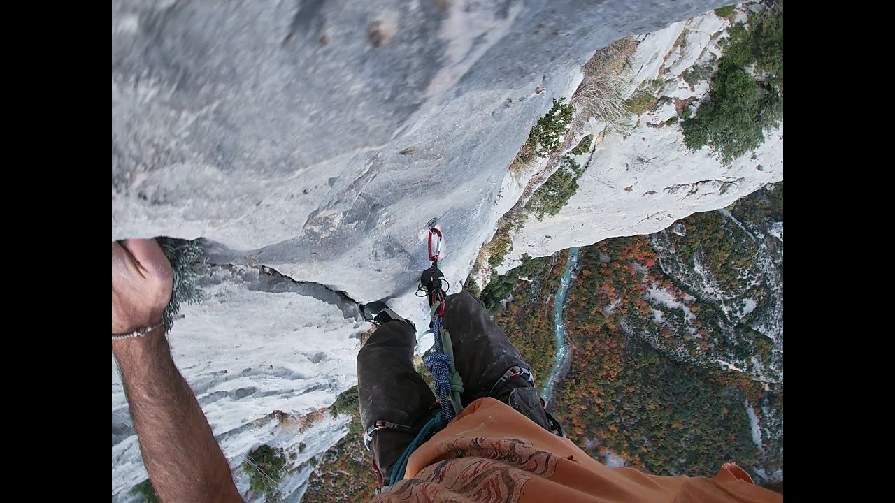 A glimpse of climbing at the Verdon Gorge (