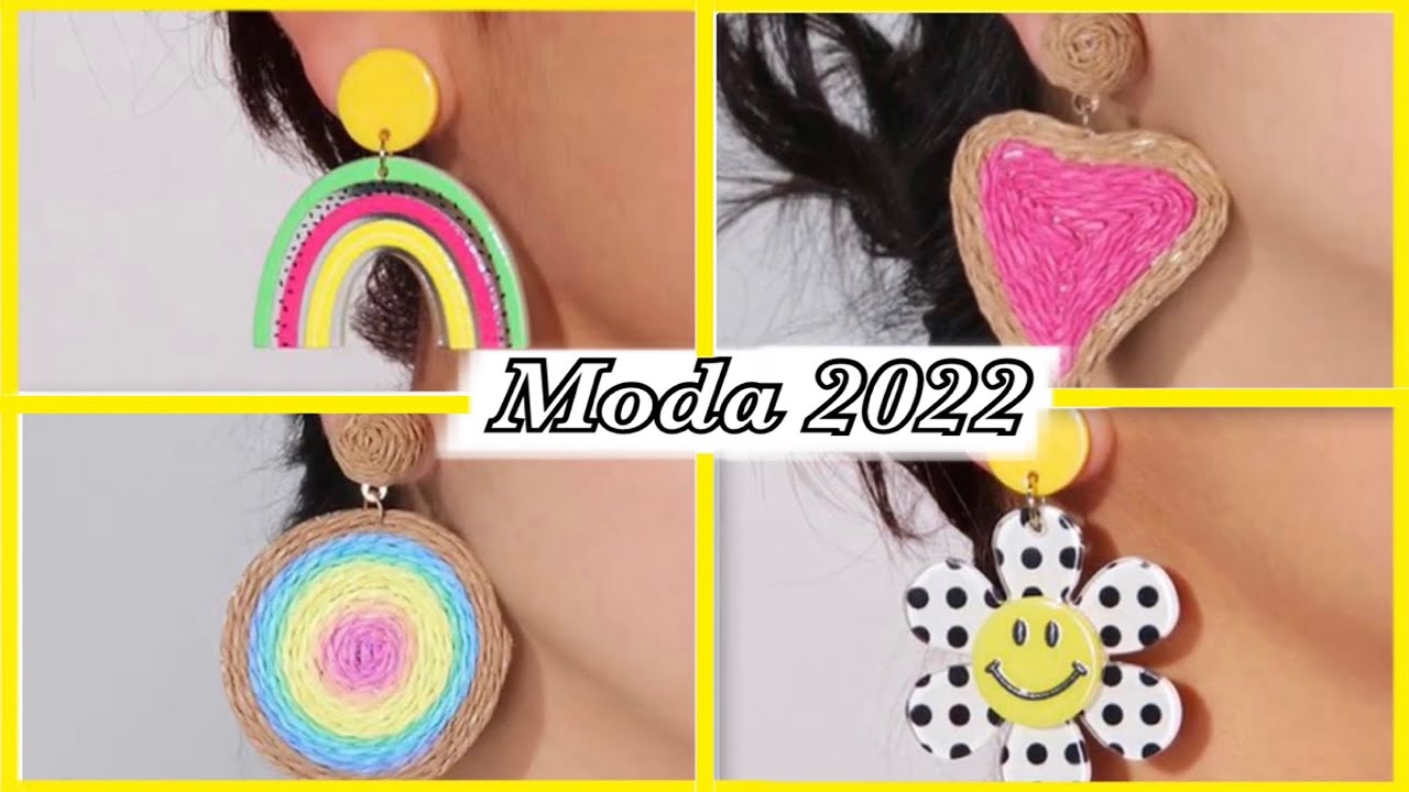 Lindos Aretes de Moda / colores y tendencia primavera verano 2022 / 2023 cute earrings on trend 2022
