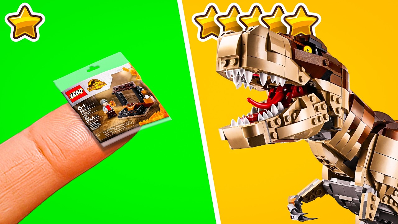 ХУДШИЕ и ЛУЧШИЕ LEGO ДИНОЗАВРЫ