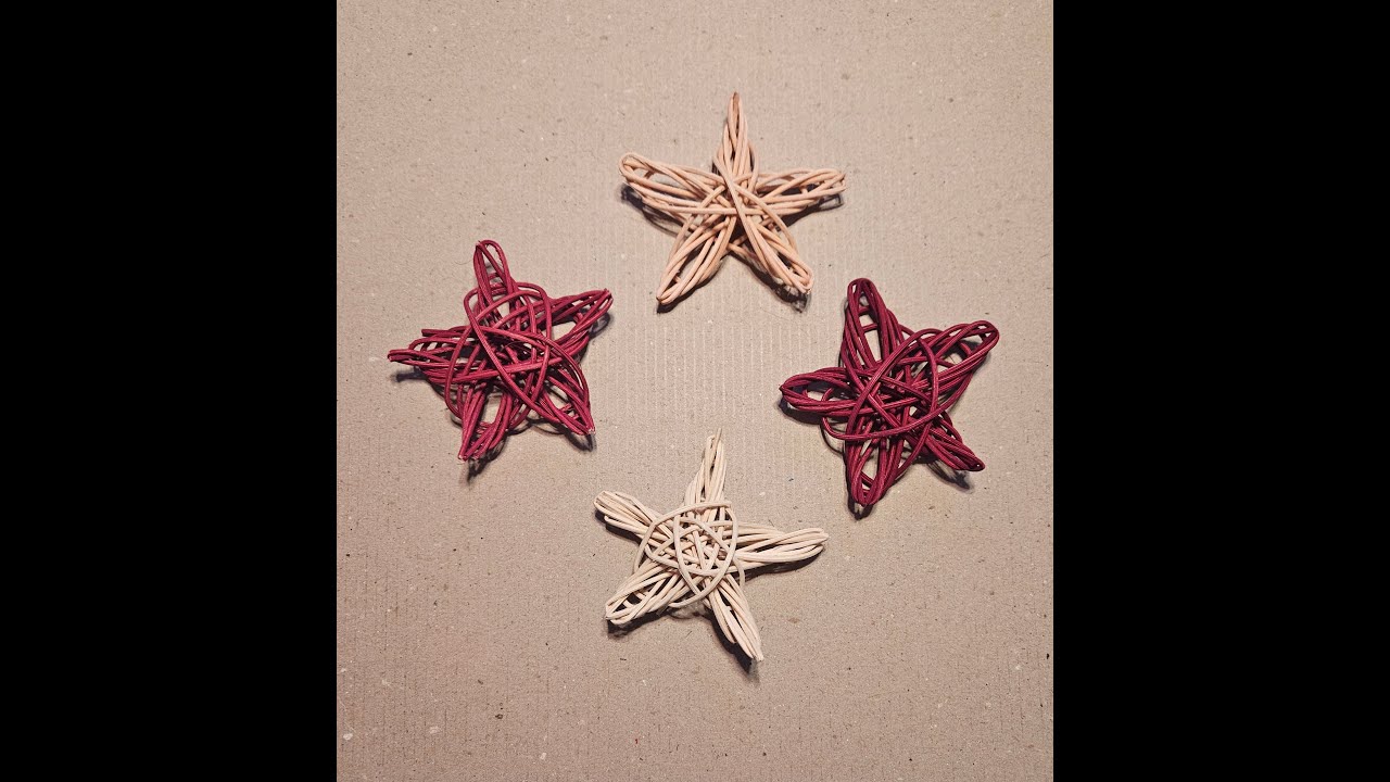 How to Weave a Wrapped Star with Round Reed | DIY Basket Weaving Tutorial 🌟