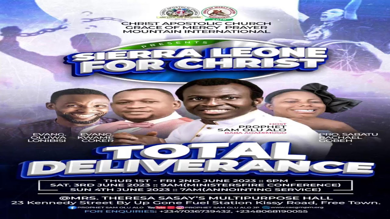 KOKORO AANU EVERY MONDAY WITH PROPHET SAM OLU ALO 6:30AM