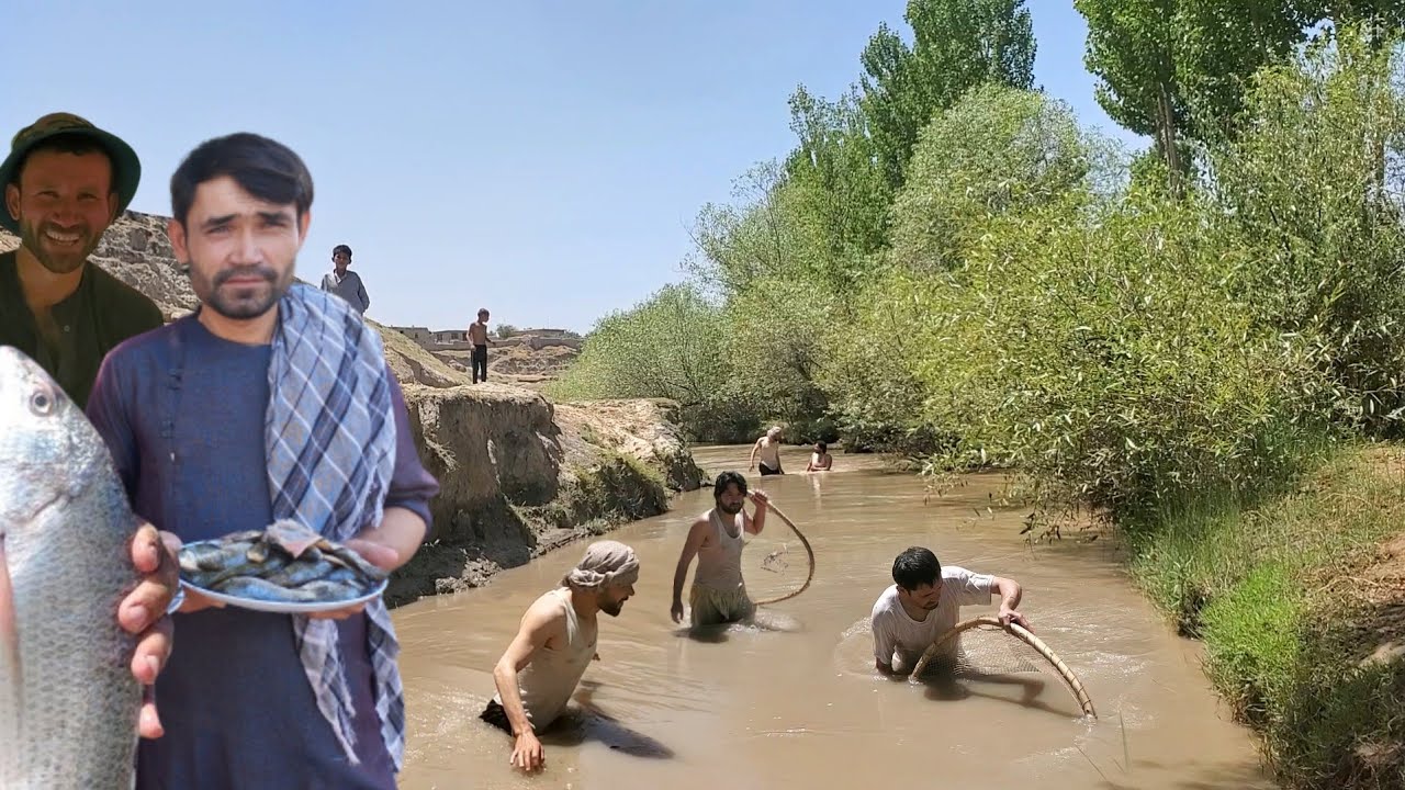 رفتیم ماهی گیری - ولاگ در دهکده || We went fishing - Vlog in the village