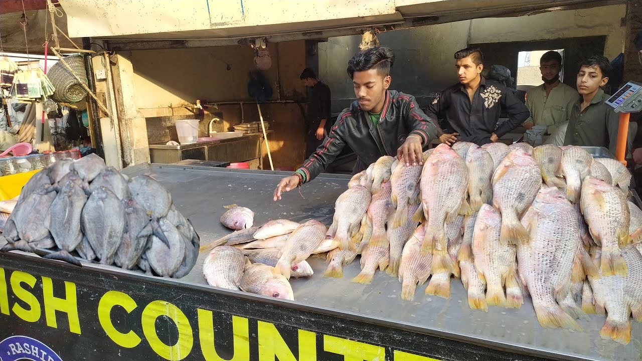 Sea Fish Karachi & Karachi Namkeen Fish | Cooking Fish Karahi - Street food Karachi