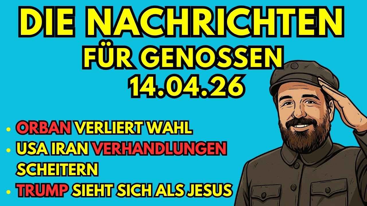 Aktuelle Nachrichten (14.04.26) f&uuml;r Genossen kommentiert