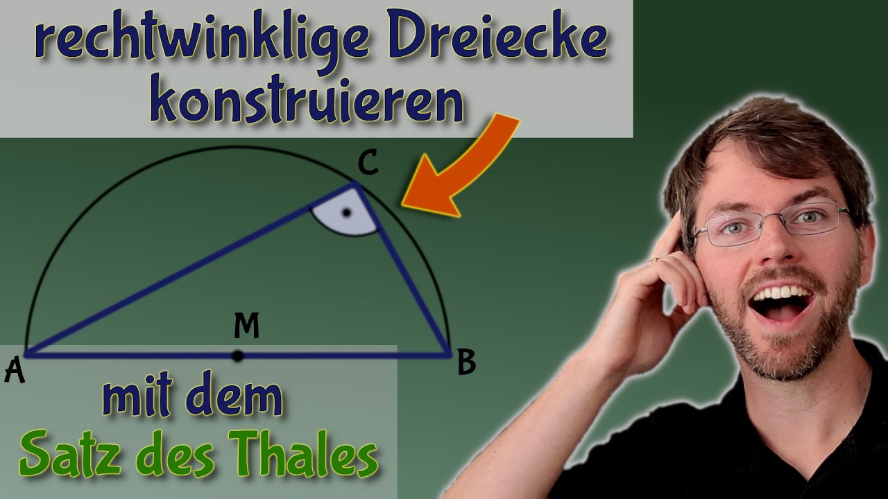 rechtwinkliges Dreieck konstruieren | Konstruktionen mit Thaleskreis | Dreiecke konstruieren
