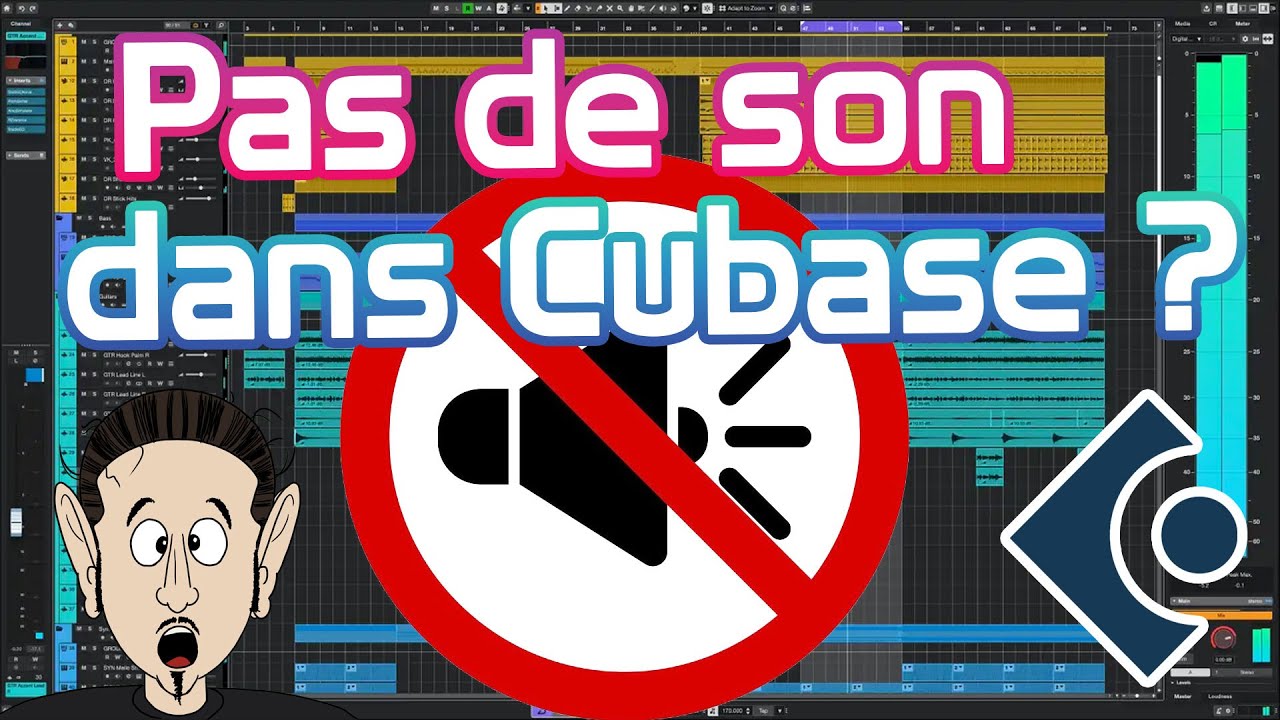 Pas de son dans Cubase ? Ne panique pas et commence par vérifier ! #cubase #nosound #pasdeson