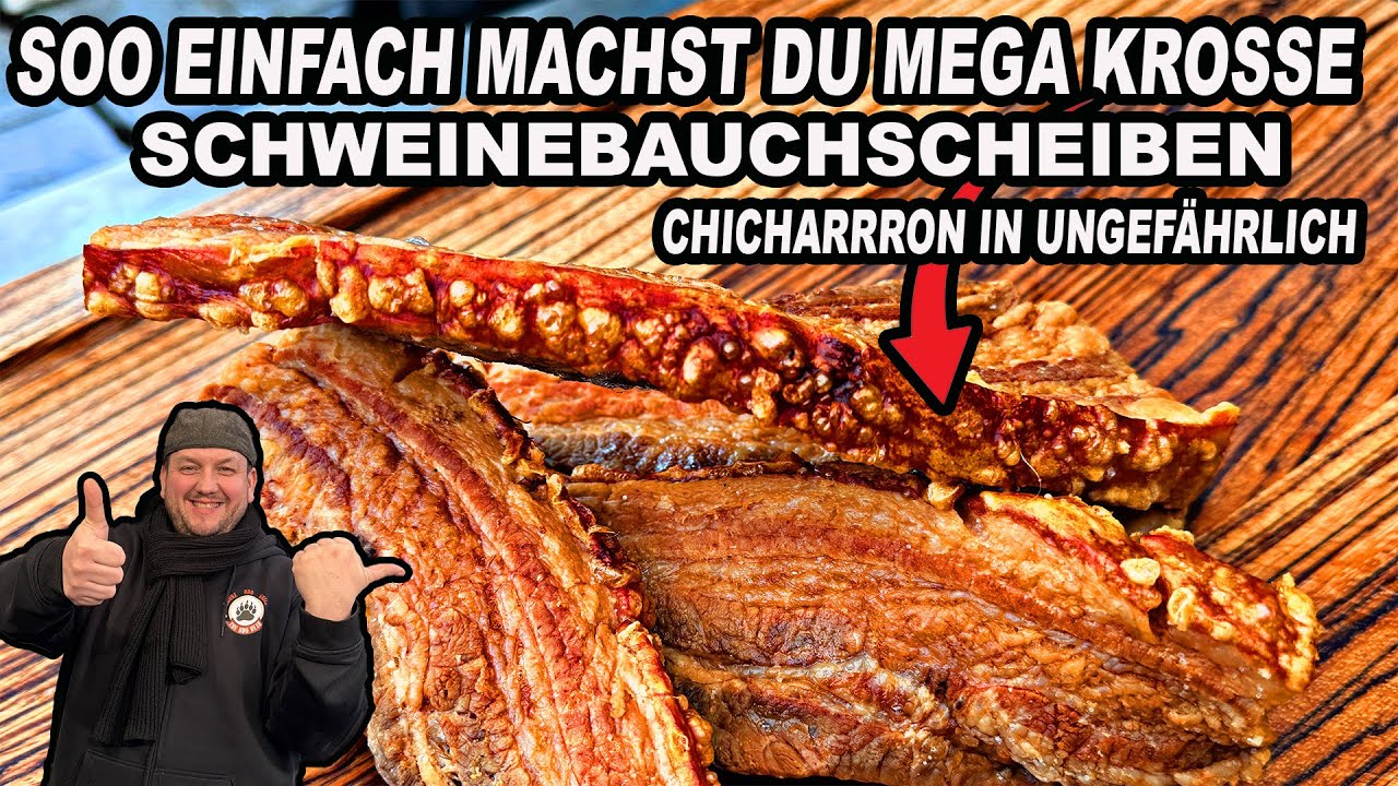 Der beste krosse Schweinebauch - Chicharron in ungefährlich | The BBQ BEAR