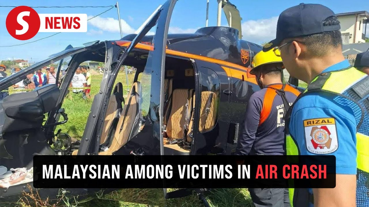 Malaysian among two killed in helicopter crash in Philippines