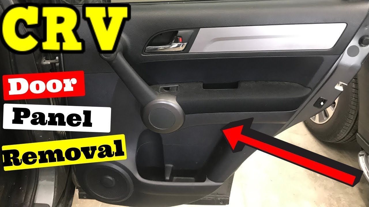 Снятие задней дверной панели Honda CRV 2007-2011. Как снять