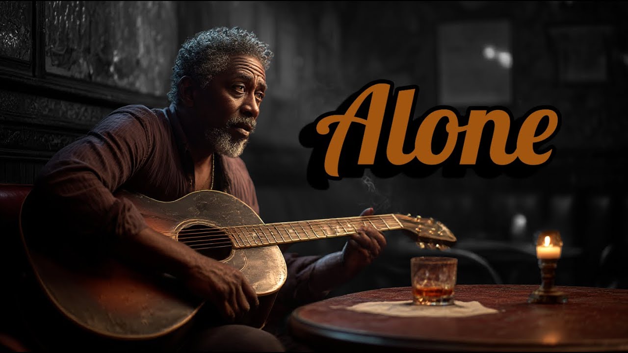 Alone &mdash; Edgar Allan Poe | Cinematic Dark Blues &bull; Soulful Poetic Blues Performance
