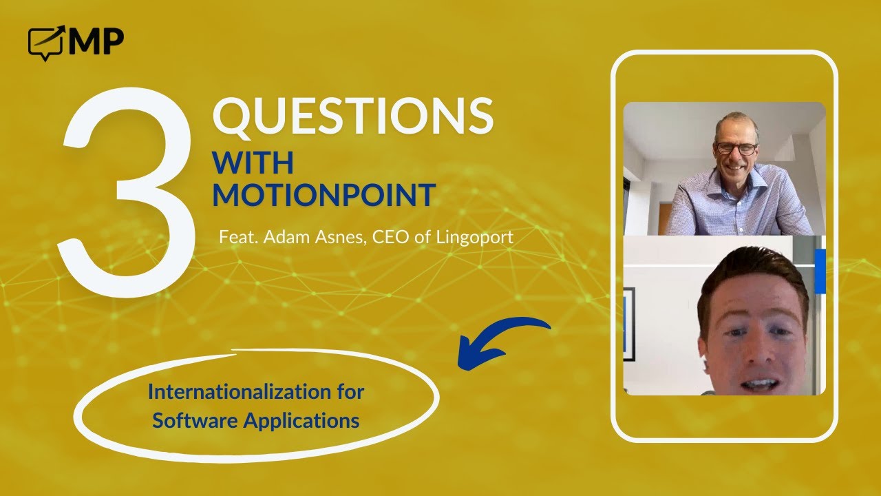 3 Questions with Adam Asnes - Software Internationalization